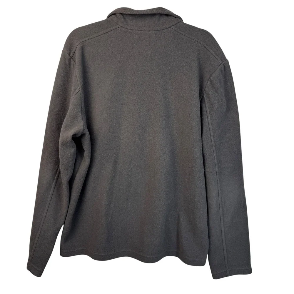 Banana Republic Fleece Pullover Large Tall Olive Green‎ Quarter Zip